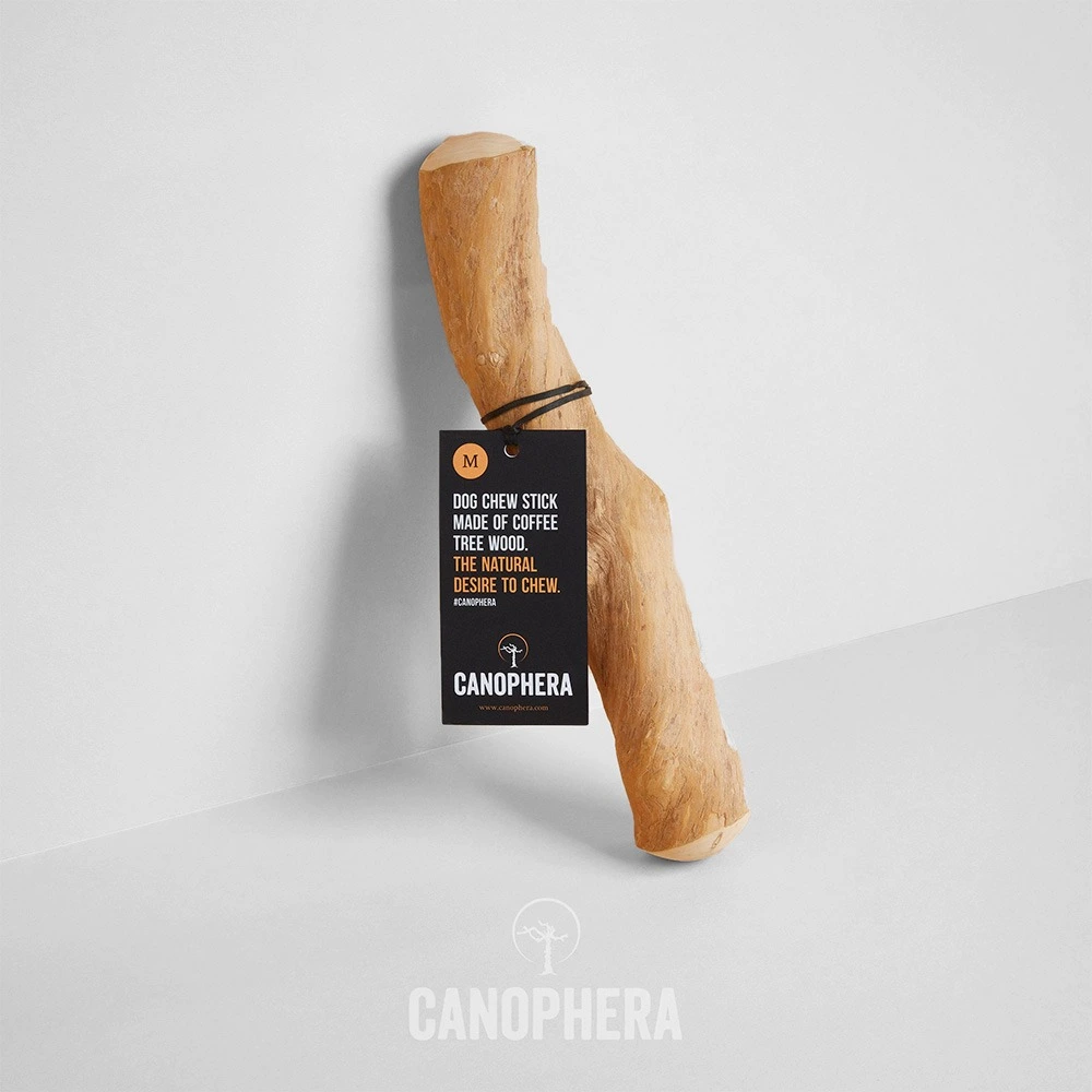 Canophera Kaffetræ M - naturligt tyggelegetøj til mellemstore hunde